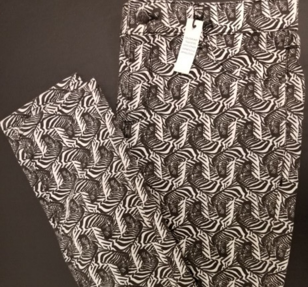 NWT Topshop X J.W. Anderson Zebra Print Pants